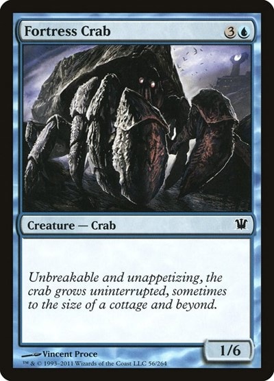Fortress Crab (ISD) #56 Common (Moderately Played) Innistrad Magic: The Gathering: 2011