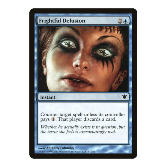 Frightful Delusion (ISD) #57 Common (Lightly Played) Innistrad Magic: The Gathering: 2011