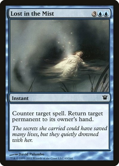 Lost in the Mist (ISD) #63 Common Innistrad Magic: The Gathering: 2011
