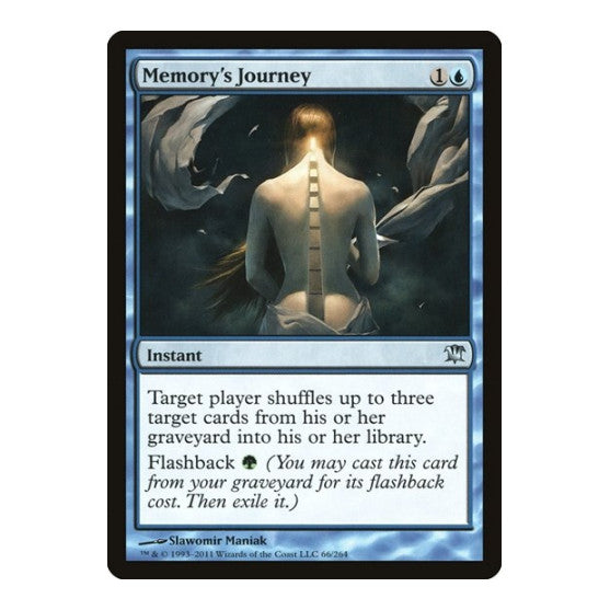 Memorys Journey (ISD) #66 Uncommon Innistrad Magic: The Gathering: 2011