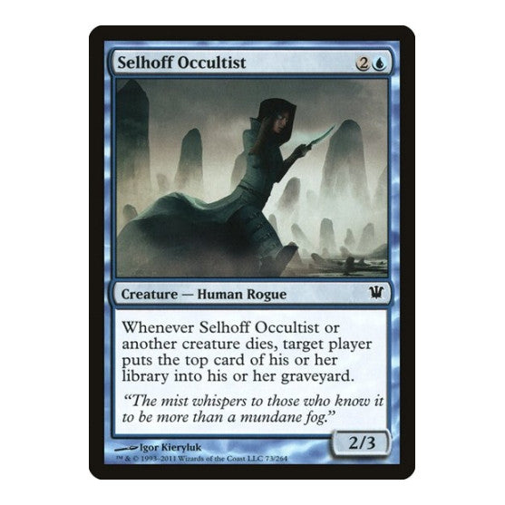 Selhoff Occultist (ISD) #73 Common Innistrad Magic: The Gathering: 2011