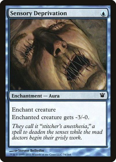 Sensory Deprivation (ISD) #74 Common (Foil Lightly Played) Innistrad Magic: The Gathering: 2011