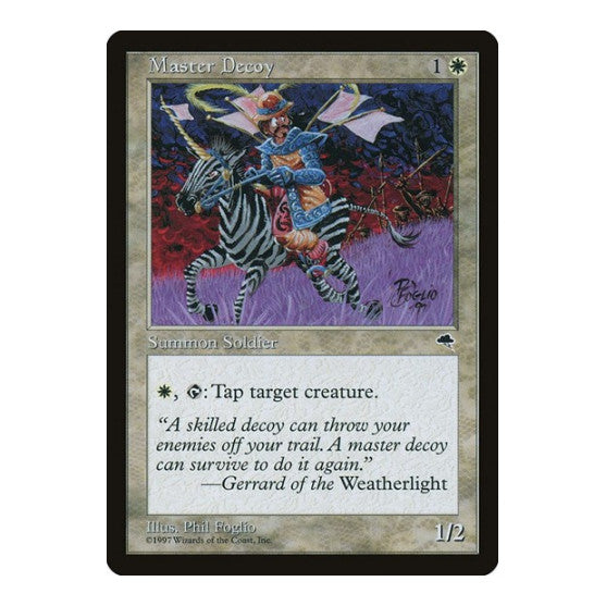 Master Decoy (TMP) #29 Common (Moderately Played) Tempest Magic: The Gathering: 1997