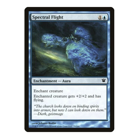 Spectral Flight (ISD) #79 Common (Lightly Played) Innistrad Magic: The Gathering: 2011
