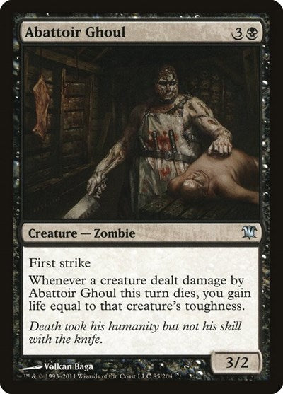 Abattoir Ghoul (ISD) #85 Uncommon (Lightly Played) Innistrad Magic: The Gathering: 2011
