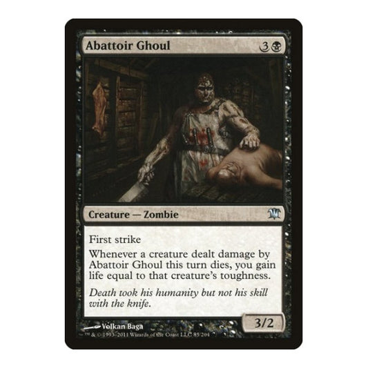Abattoir Ghoul (ISD) #85 Uncommon Innistrad Magic: The Gathering: 2011