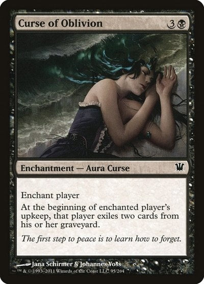 Curse of Oblivion (ISD) #95 Common (Moderately Played) Innistrad Magic: The Gathering: 2011