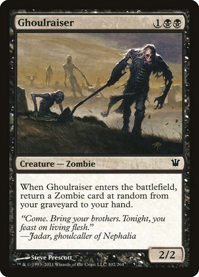 Ghoulraiser (ISD) #102 Common (Lightly Played) Innistrad Magic: 2011