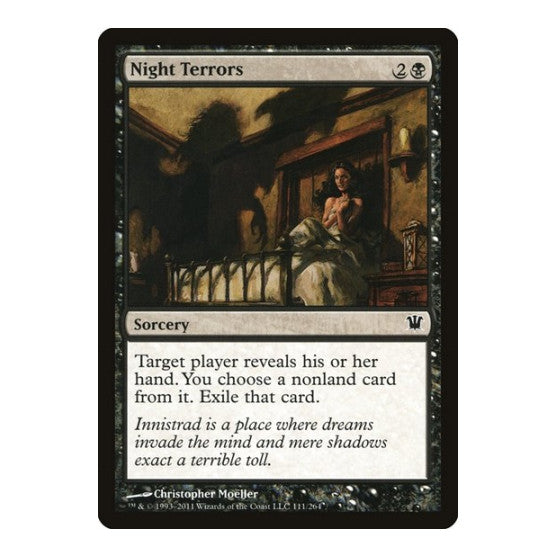 Night Terrors (ISD) #111 Common (Lightly Played) Innistrad Magic: The Gathering: 2011