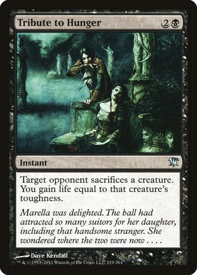 Tribute to Hunger (ISD) #119 Uncommon (Lightly Played) Innistrad Magic: 2011