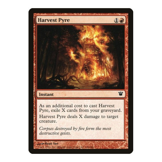 Harvest Pyre (ISD) #146 Common (Lightly Played) Innistrad Magic: The Gathering: 2011