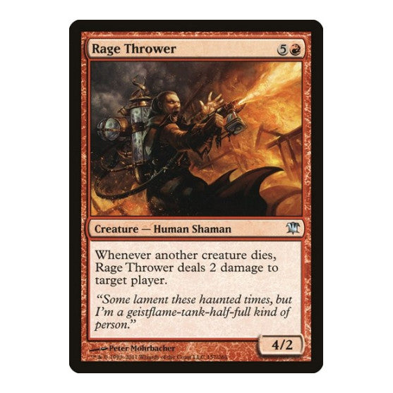 Rage Thrower (ISD) #157 Uncommon (Lightly Played) Innistrad Magic: The Gathering: 2011