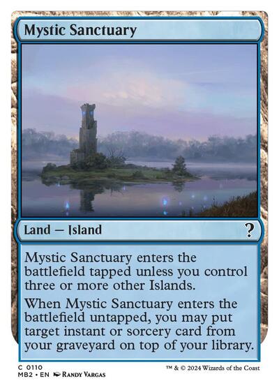 Mystic Sanctuary White Border (MB2) #110 Common (Near Mint) Mystery Booster 2 Magic: The Gathering: 2024