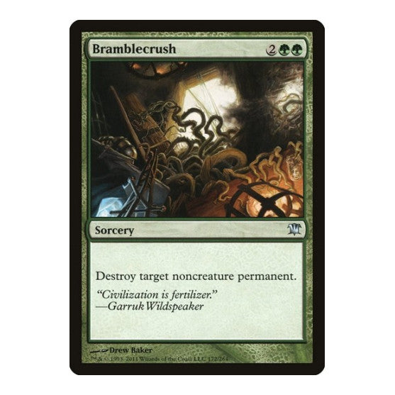 Bramblecrush (ISD) #172 Uncommon (Lightly Played) Innistrad Magic: The Gathering: 2011