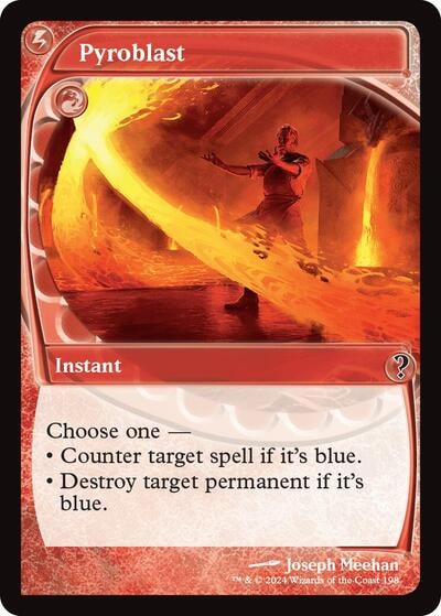 Pyroblast Future Sight (MB2) #198 Common (Near Mint) Mystery Booster 2 Magic: The Gathering: 2024