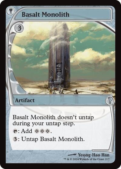 Basalt Monolith Future Sight (MB2) #217 Uncommon (Near Mint) Mystery Booster 2 Magic: The Gathering: 2024