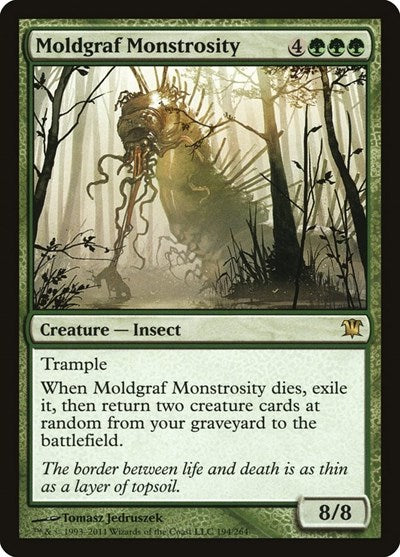 Moldgraf Monstrosity (ISD) #194 Rare (Near Mint) Innistrad Magic: The Gathering: 2011