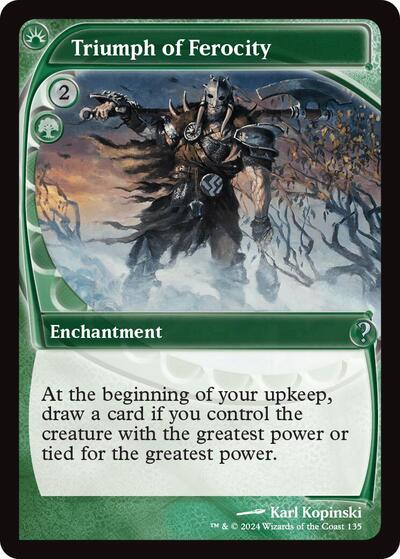 Triumph of Ferocity Future Sight (MB2) #135 Uncommon (Near Mint) Mystery Booster 2 Magic: The Gathering: 2024