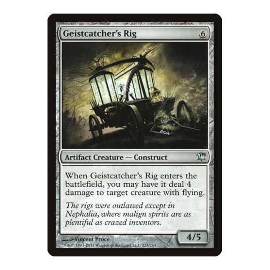 Geistcatcher's Rig (ISD) #223 Uncommon (Moderately Played) Innistrad Magic: The Gathering: 2011