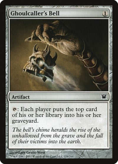Ghoulcallers Bell (ISD) #224 Common (Lightly Played) Innistrad Magic: 2011