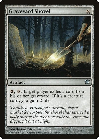 Graveyard Shovel (ISD) #225 Uncommon (Lightly Played) Innistrad Magic: 2011