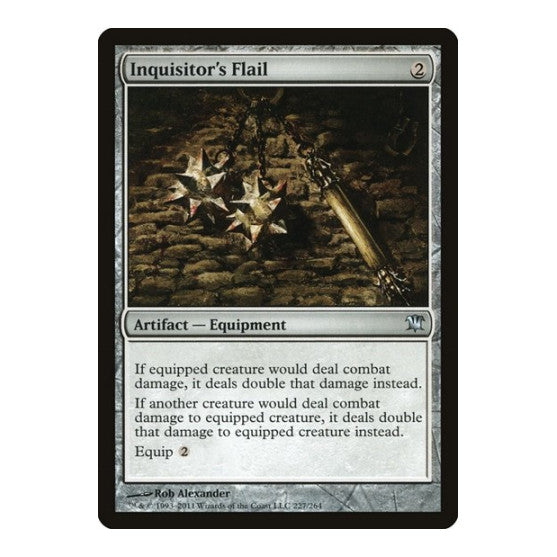 Inquisitors Flail (ISD) #227 Uncommon (Lightly Played) Innistrad Magic: The Gathering: 2011
