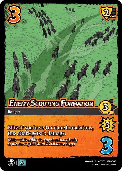 Enemy Scouting Formation (AOT1) #196/297 Common (Lightly Played) Attack on Titan: Battle for Humanity UniVersus: 2024