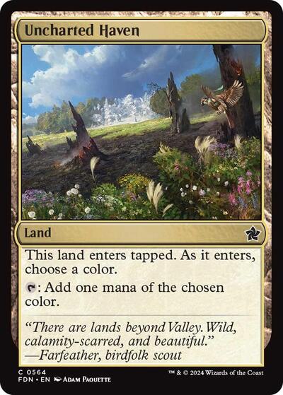2024 Magic: Foundations (FDN) - Uncharted Haven (#564, Common)