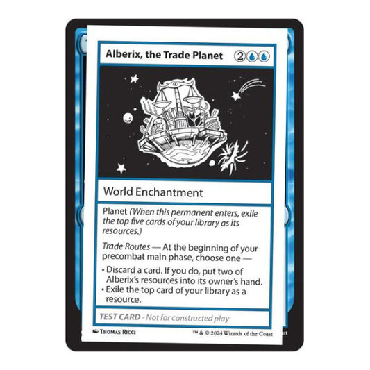 Alberix, the Trade Planet (MB2PC) #525 Special (Lightly Played) Mystery Booster 2 Playtest Cards Magic: The Gathering: 2024