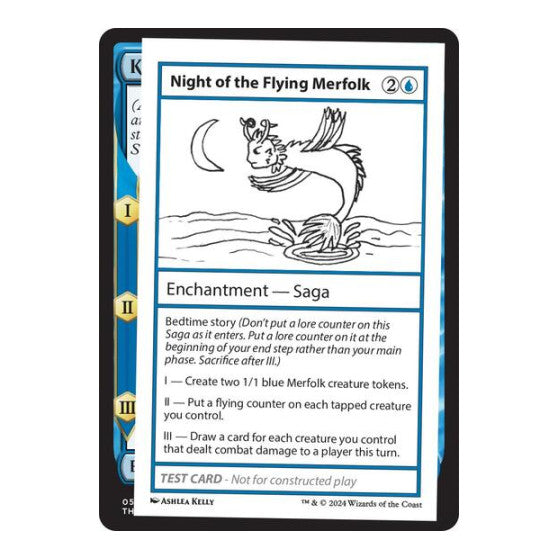 Night of the Flying Merfolk (MB2PC) #532 Special (Lightly Played) Mystery Booster 2 Playtest Cards Magic: The Gathering: 2024