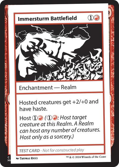 Immersturm Battlefield (MB2PC) #564 Special (Lightly Played) Mystery Booster 2 Playtest Cards Magic: The Gathering: 2024