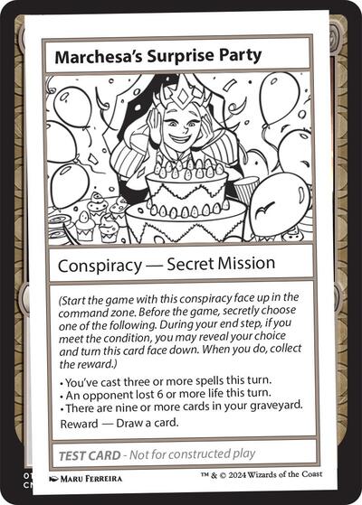 Marchesas Surprise Party (MB2PC) #503 Special (Lightly Played) Mystery Booster 2 Playtest Cards Magic: The Gathering: 2024