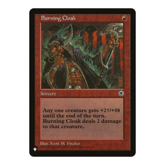 Burning Cloak (LIST) #POR-120 Common (Lightly Played) The List Reprints Magic: The Gathering: 2026