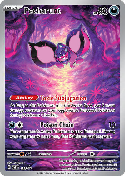 Pecharunt - 129 (SVP) #129 Promo (Holofoil Lightly Played) SV: Scarlet & Violet Promo Cards Pokemon: 2023