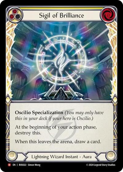 Sigil of Brilliance (ROS) #ROS022 Majestic Rosetta Flesh and Blood TCG: 2024