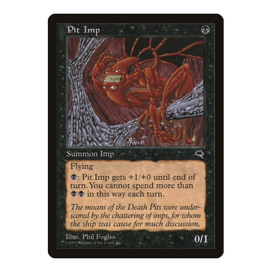 Pit Imp (TMP) #148 Common Tempest Magic: The Gathering: 1997