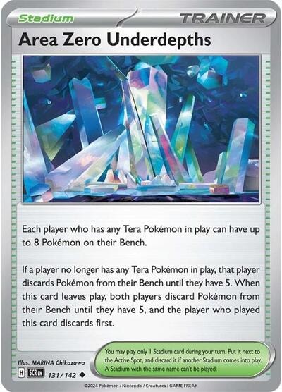 Area Zero Underdepths - 131/142 (SCR) #131/142 Uncommon (Moderately Played) SV07: Stellar Crown Pokemon: 2024
