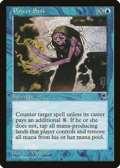 Power Sink (TMP) #78 Common Tempest Magic: The Gathering: 1997