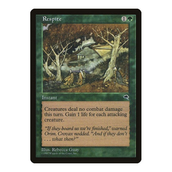 Respite (TMP) #249 Common (Lightly Played) Tempest Magic: The Gathering: 1997