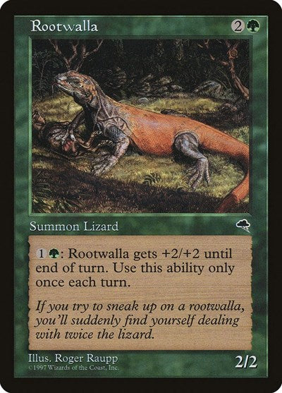 Rootwalla (TMP) #252 Common (Lightly Played) Tempest Magic: The Gathering: 1997