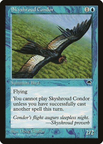 Skyshroud Condor (TMP) #88 Uncommon (Lightly Played) Tempest Magic: The Gathering: 1997