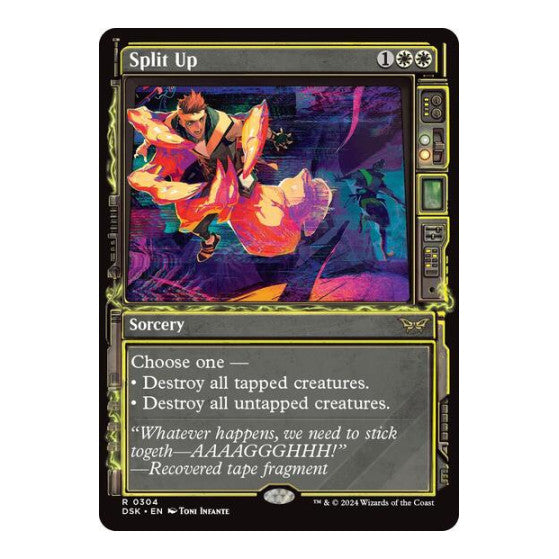 Split Up (Showcase) (DSK) #304 Rare (Lightly Played) Duskmourn: House of Horror Magic: The Gathering: 2024