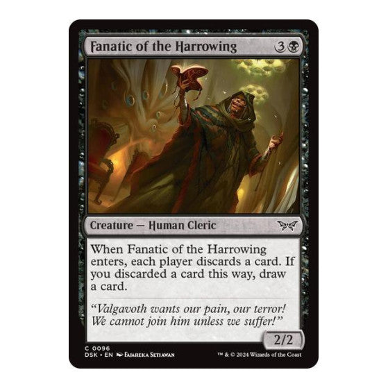 Fanatic of the Harrowing (DSK) #96 Common Duskmourn: House of Horror Magic: The Gathering: 2024