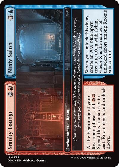 Smoky Lounge Misty Salon (DSK) #235 Uncommon Duskmourn: House of Horror Magic: The Gathering: 2024