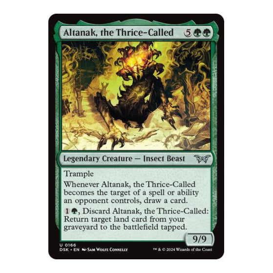Altanak, the Thrice-Called (DSK) #166 Uncommon Duskmourn: House of Horror Magic: The Gathering: 2024