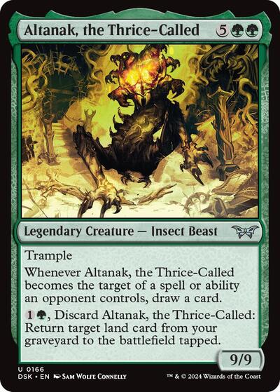 2024 Magic: Duskmourn: House of Horror (DSK) - Altanak the Thrice Called (#166, Uncommon)
