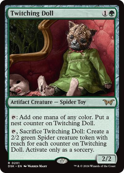Twitching Doll (DSK) #201 Rare (Lightly Played) Duskmourn: House of Horror Magic: The Gathering: 2024