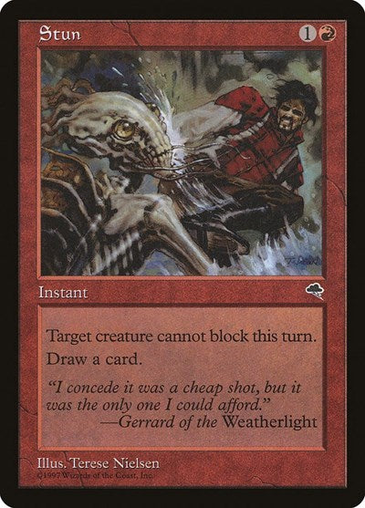 Stun (TMP) #207 Common (Lightly Played) Tempest Magic: 1997