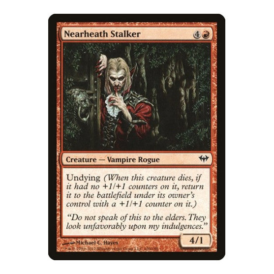 Nearheath Stalker (DKA) #100 Common (Moderately Played) Dark Ascension Magic: The Gathering: 2012