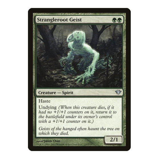 Strangleroot Geist (DKA) #127 Uncommon (Lightly Played) Dark Ascension Magic: The Gathering: 2012